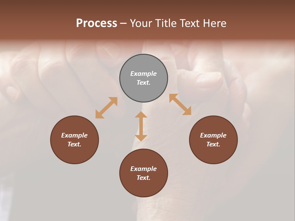Old Help Pensioner PowerPoint Template