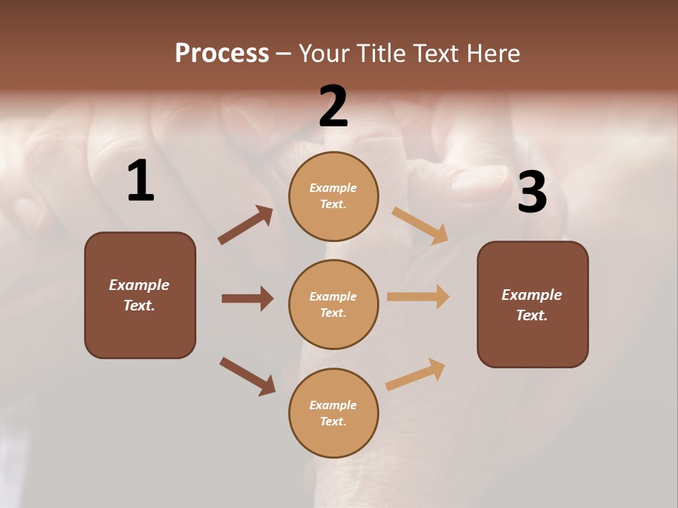 Old Help Pensioner PowerPoint Template