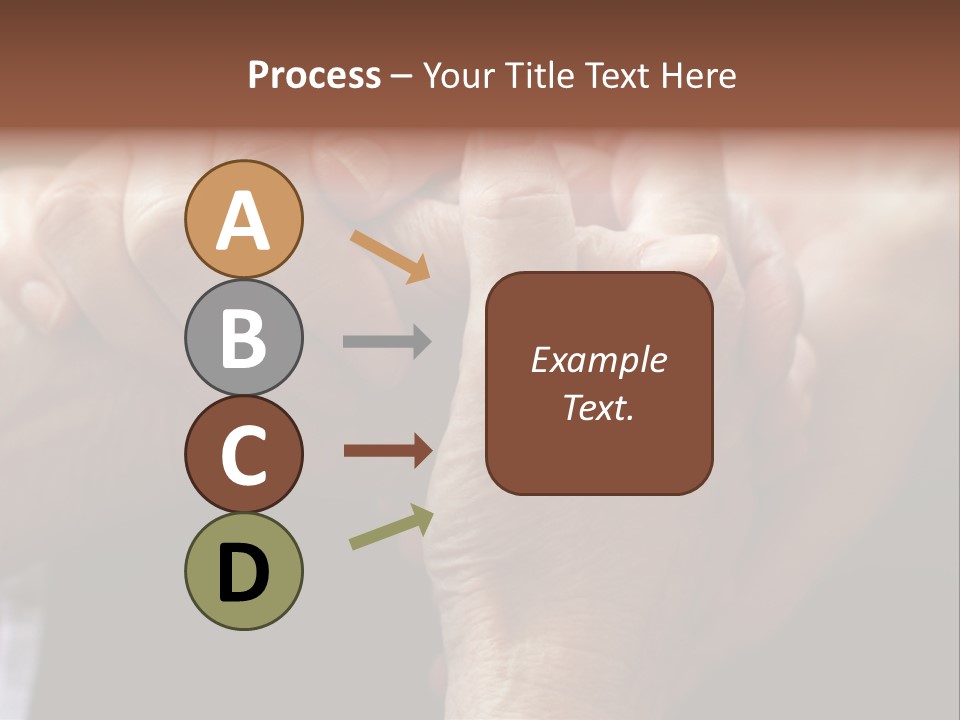 Old Help Pensioner PowerPoint Template