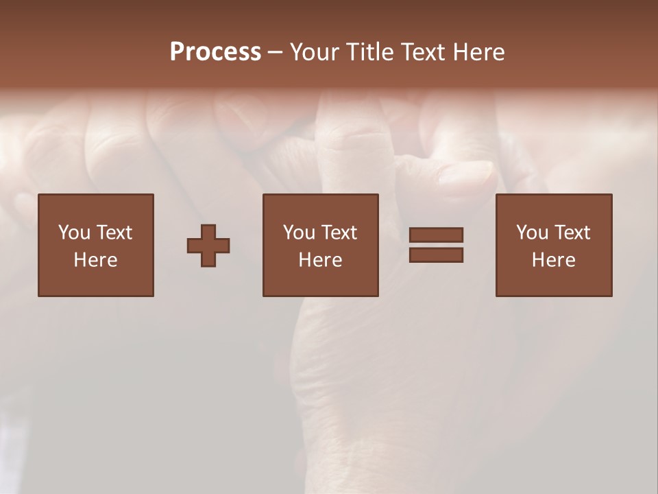 Old Help Pensioner PowerPoint Template