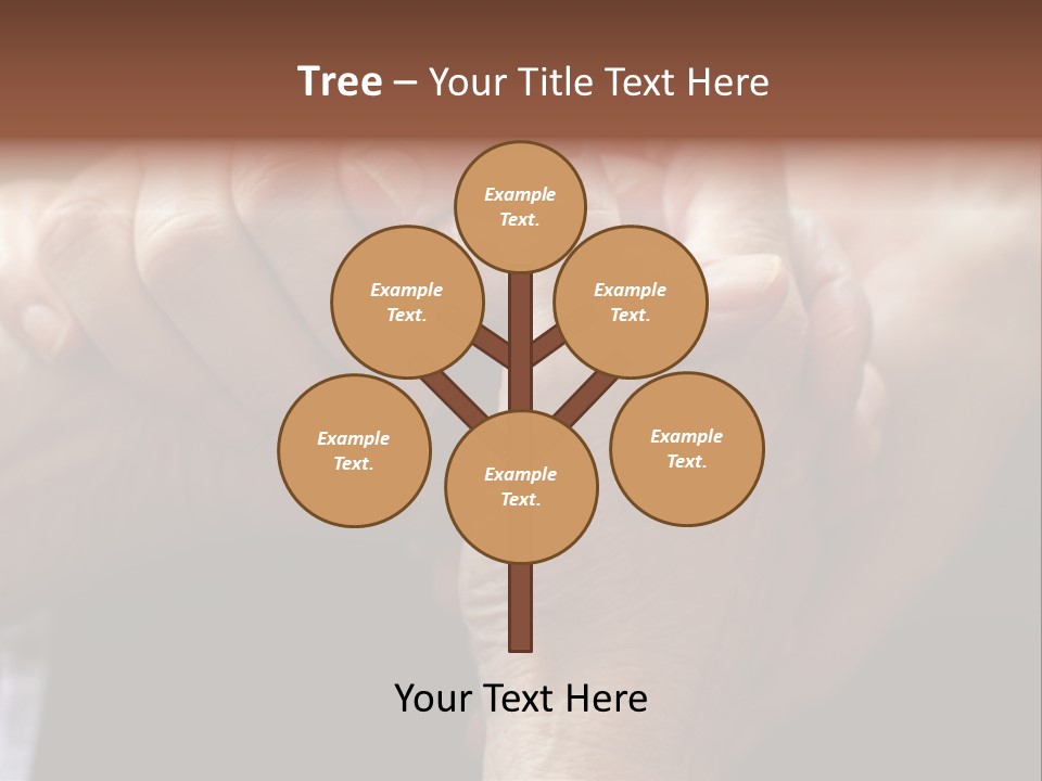 Old Help Pensioner PowerPoint Template