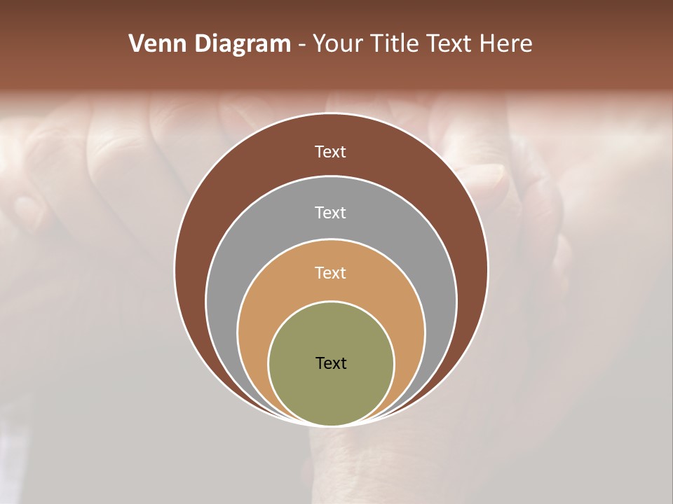 Old Help Pensioner PowerPoint Template