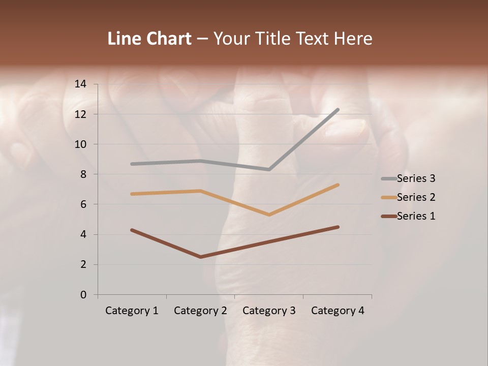 Old Help Pensioner PowerPoint Template