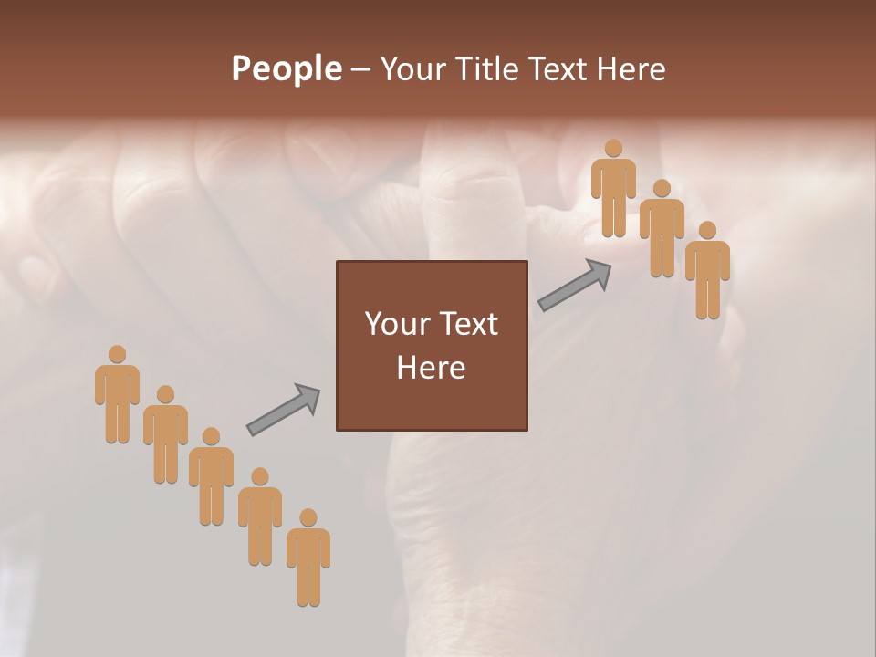 Old Help Pensioner PowerPoint Template