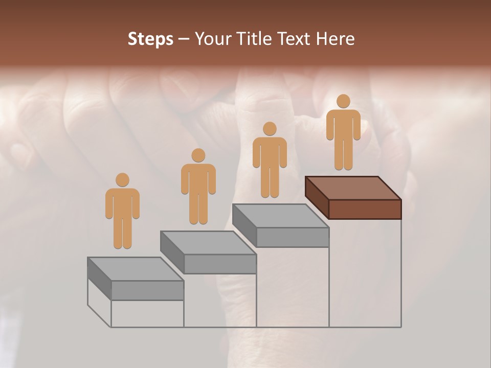 Old Help Pensioner PowerPoint Template