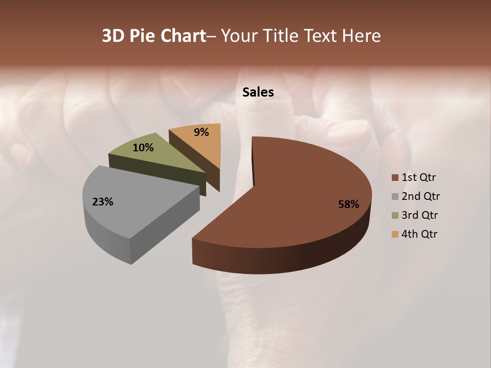 Old Help Pensioner PowerPoint Template