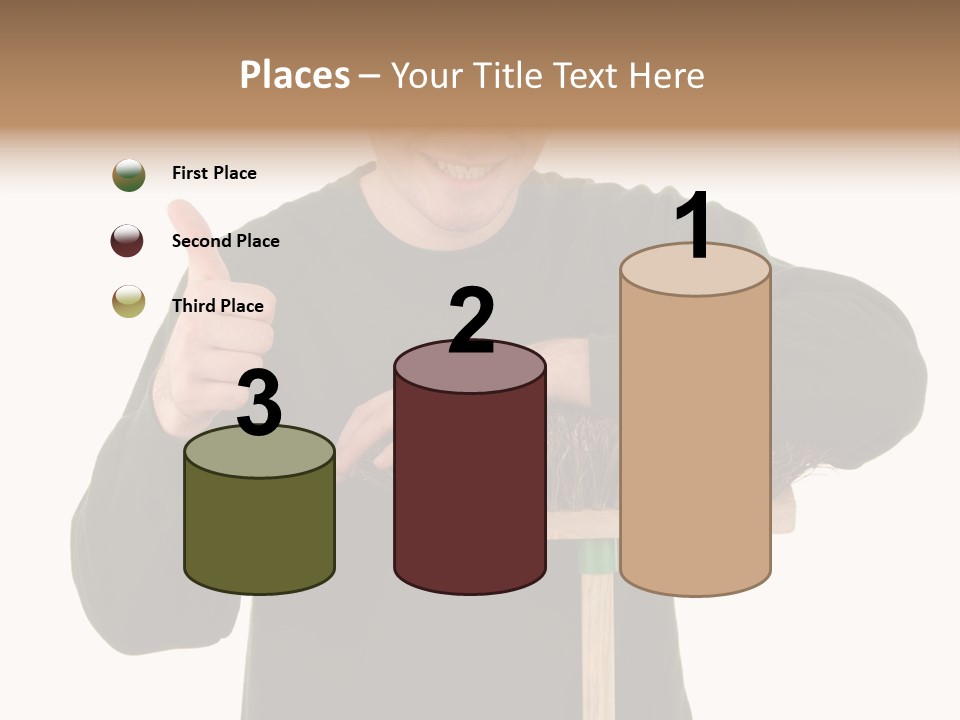 Worker Jumper  PowerPoint Template