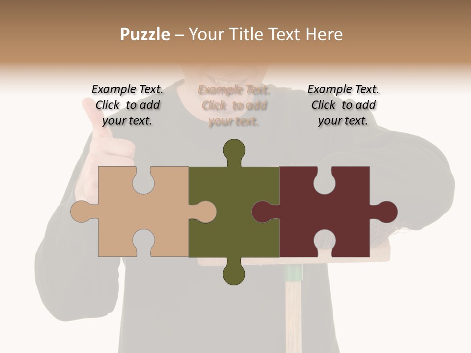 Worker Jumper  PowerPoint Template