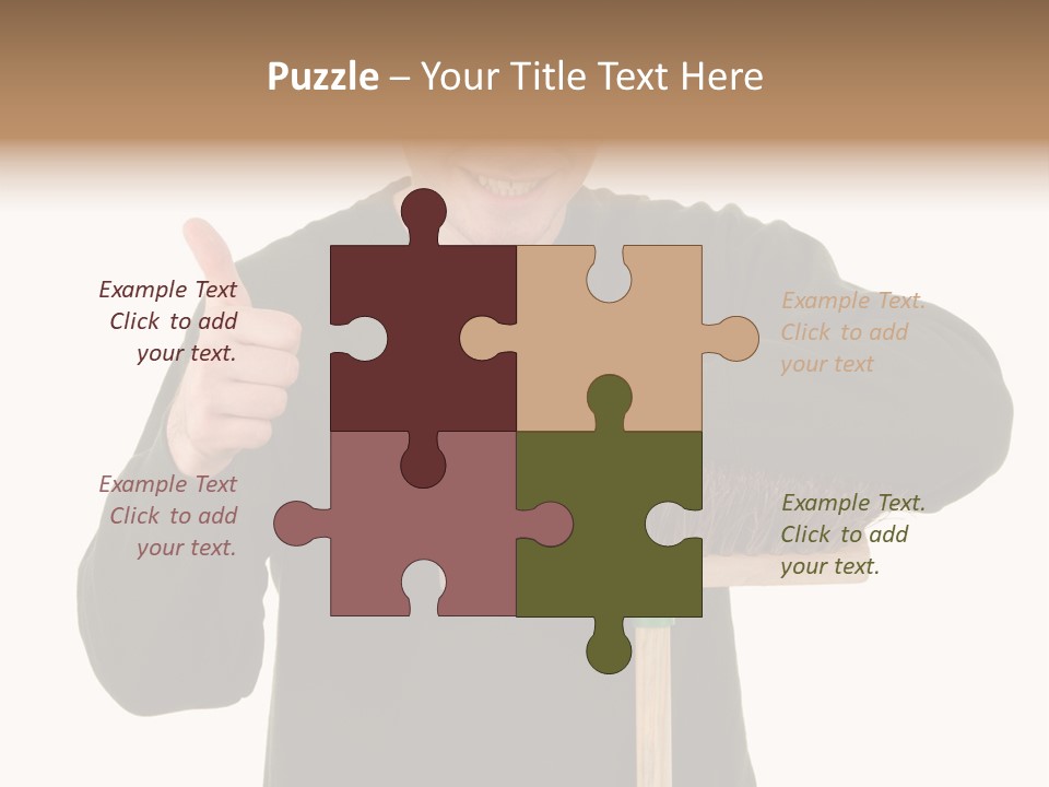 Worker Jumper  PowerPoint Template