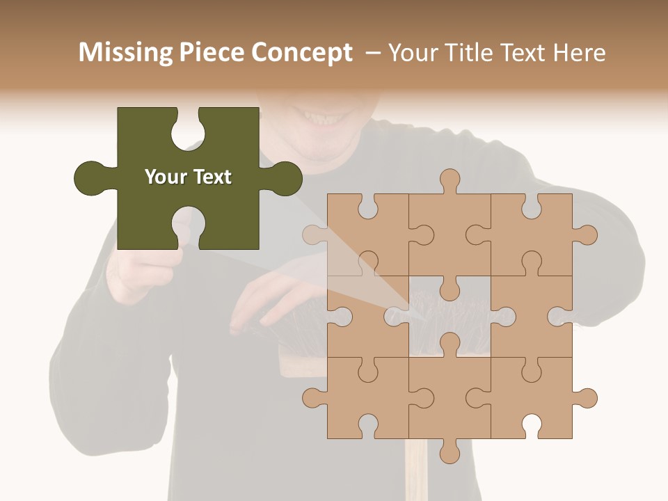 Worker Jumper  PowerPoint Template