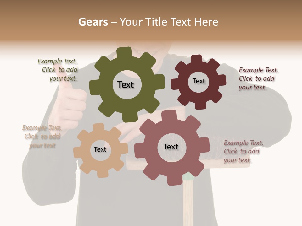 Worker Jumper  PowerPoint Template