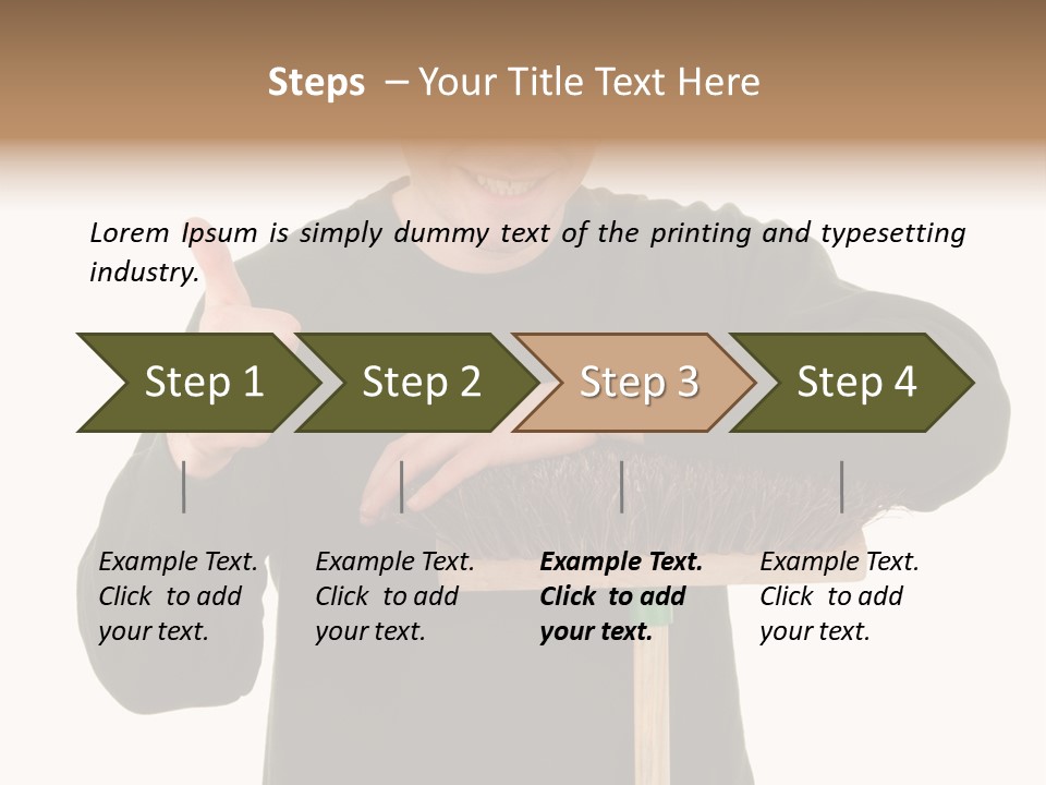 Worker Jumper  PowerPoint Template