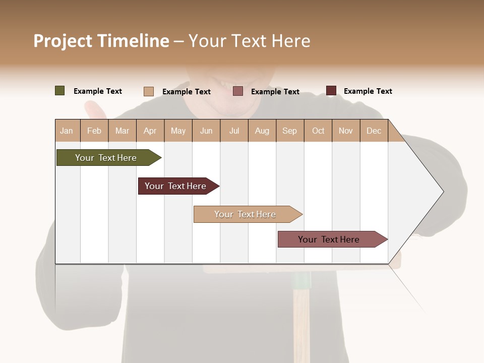 Worker Jumper  PowerPoint Template