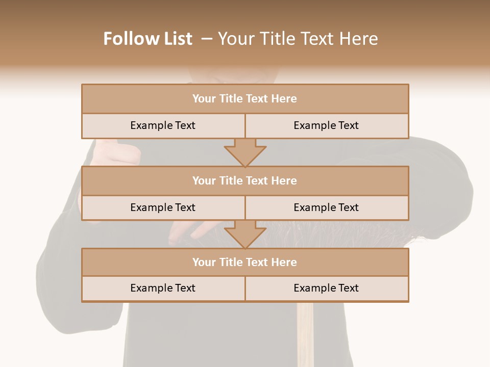 Worker Jumper  PowerPoint Template