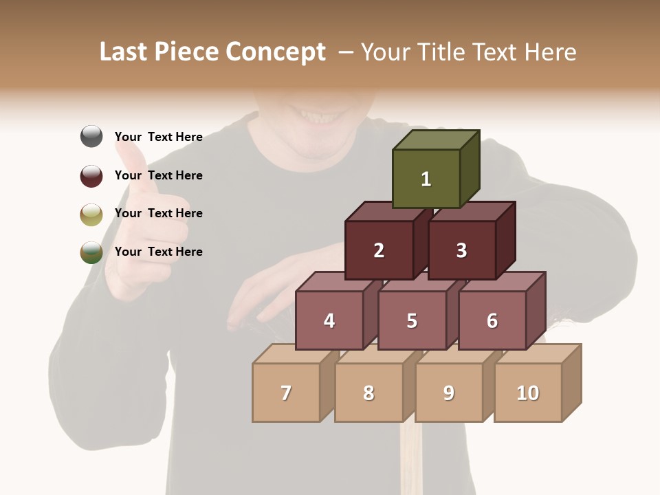 Worker Jumper  PowerPoint Template