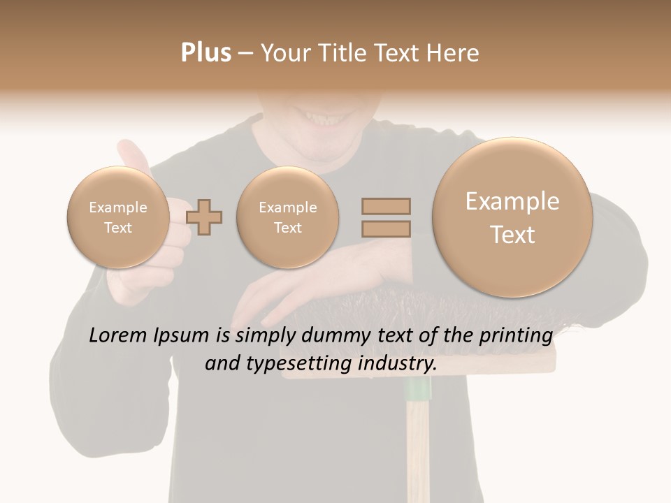 Worker Jumper  PowerPoint Template