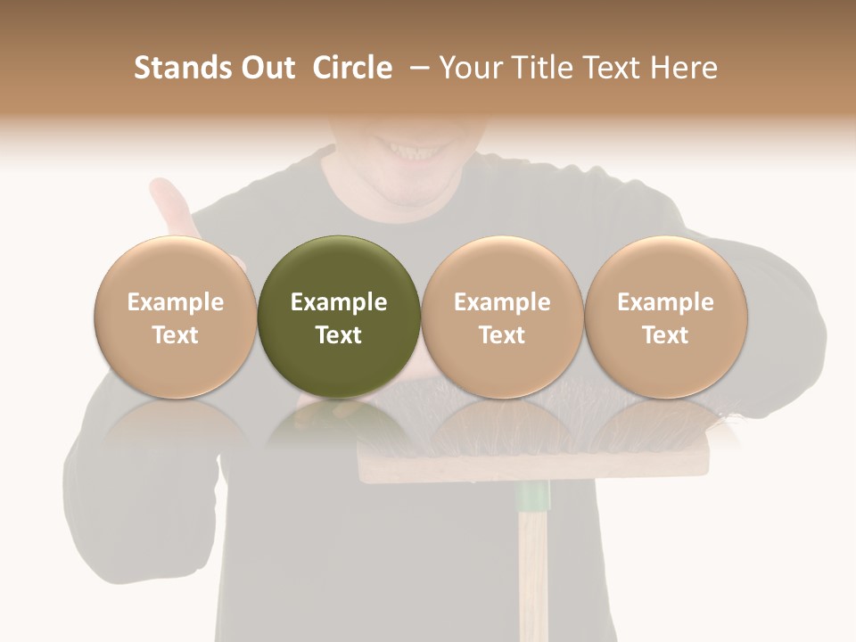 Worker Jumper  PowerPoint Template