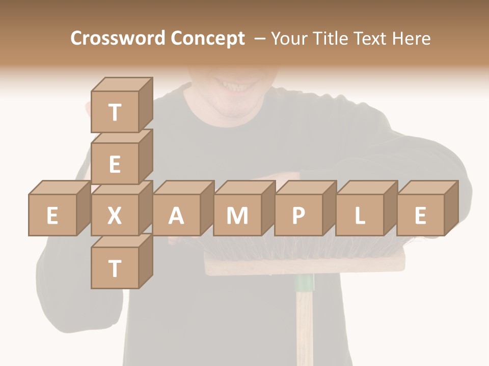 Worker Jumper  PowerPoint Template