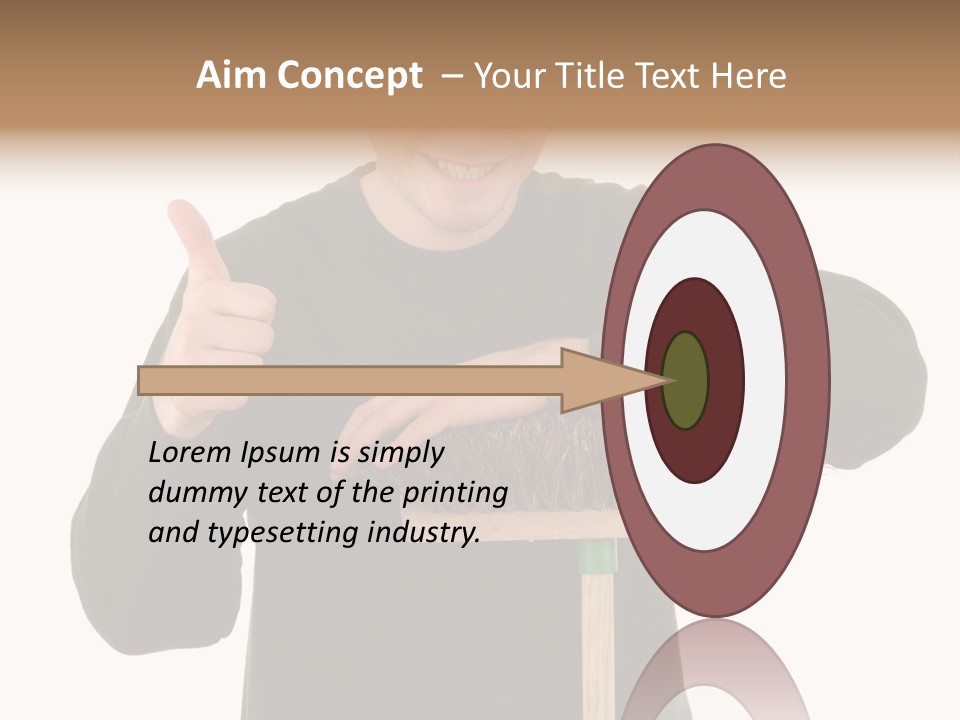 Worker Jumper  PowerPoint Template