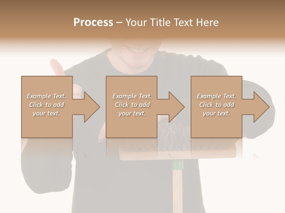 Worker Jumper  PowerPoint Template