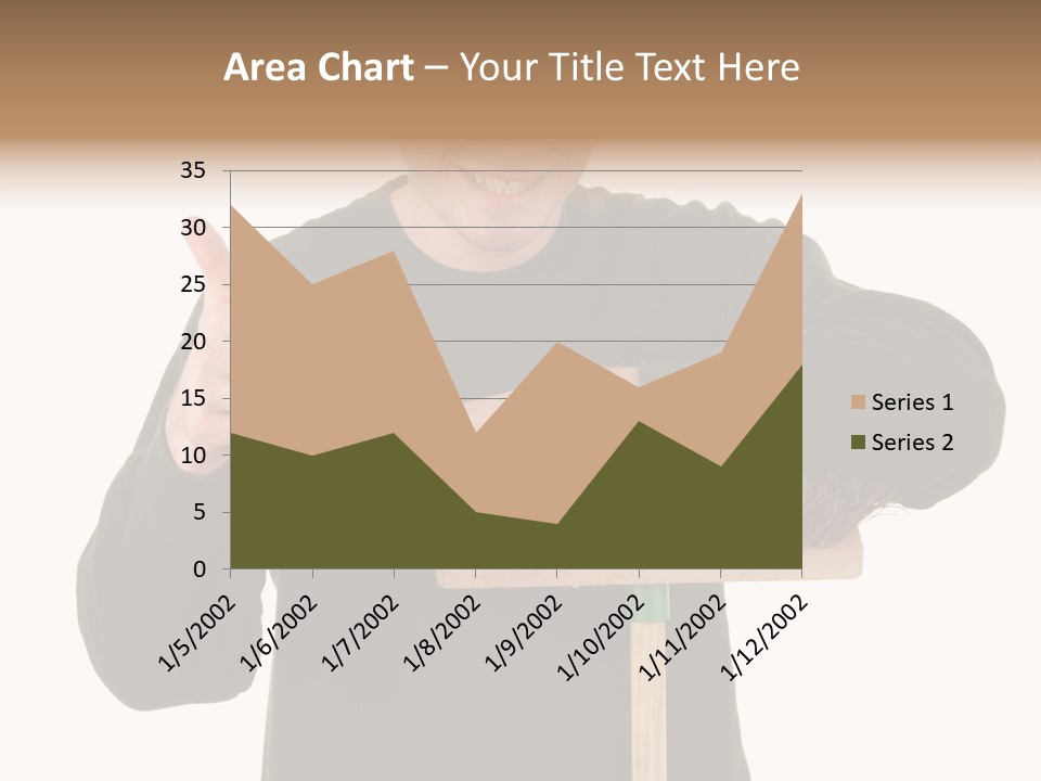 Worker Jumper  PowerPoint Template