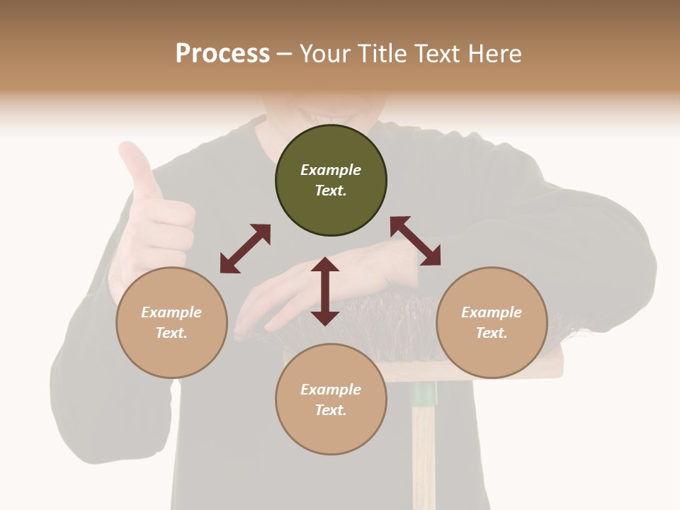 Worker Jumper  PowerPoint Template