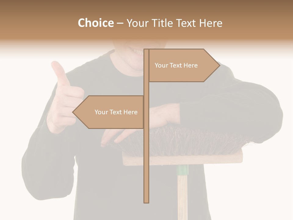 Worker Jumper  PowerPoint Template