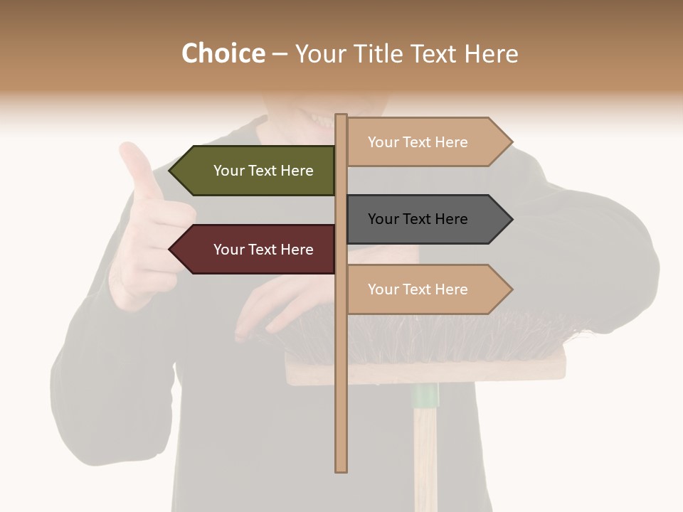 Worker Jumper  PowerPoint Template