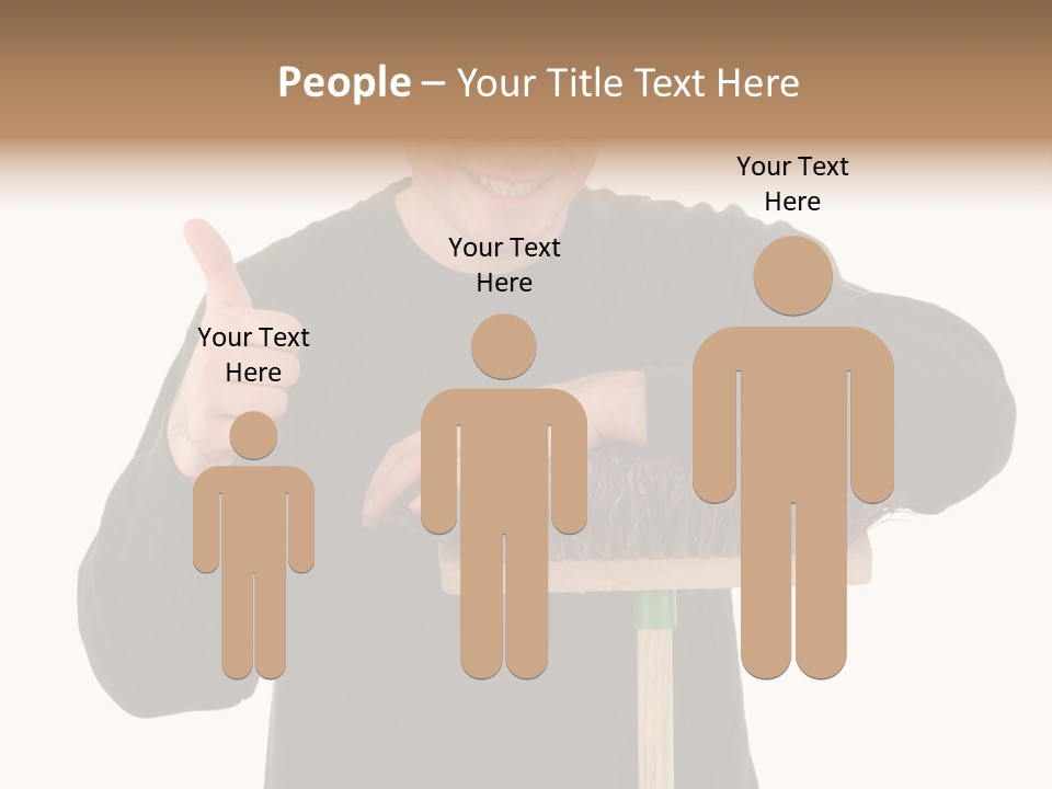 Worker Jumper  PowerPoint Template