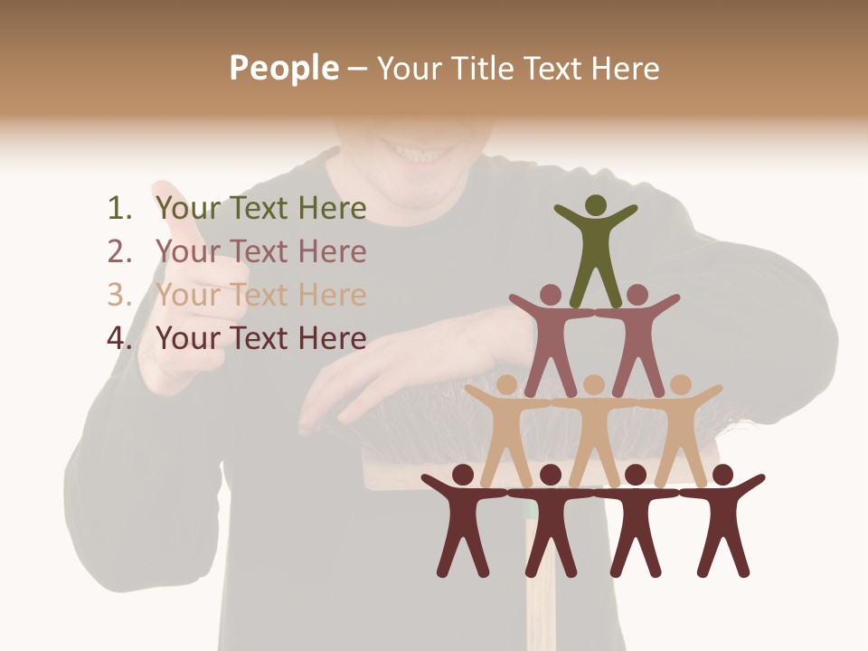 Worker Jumper  PowerPoint Template