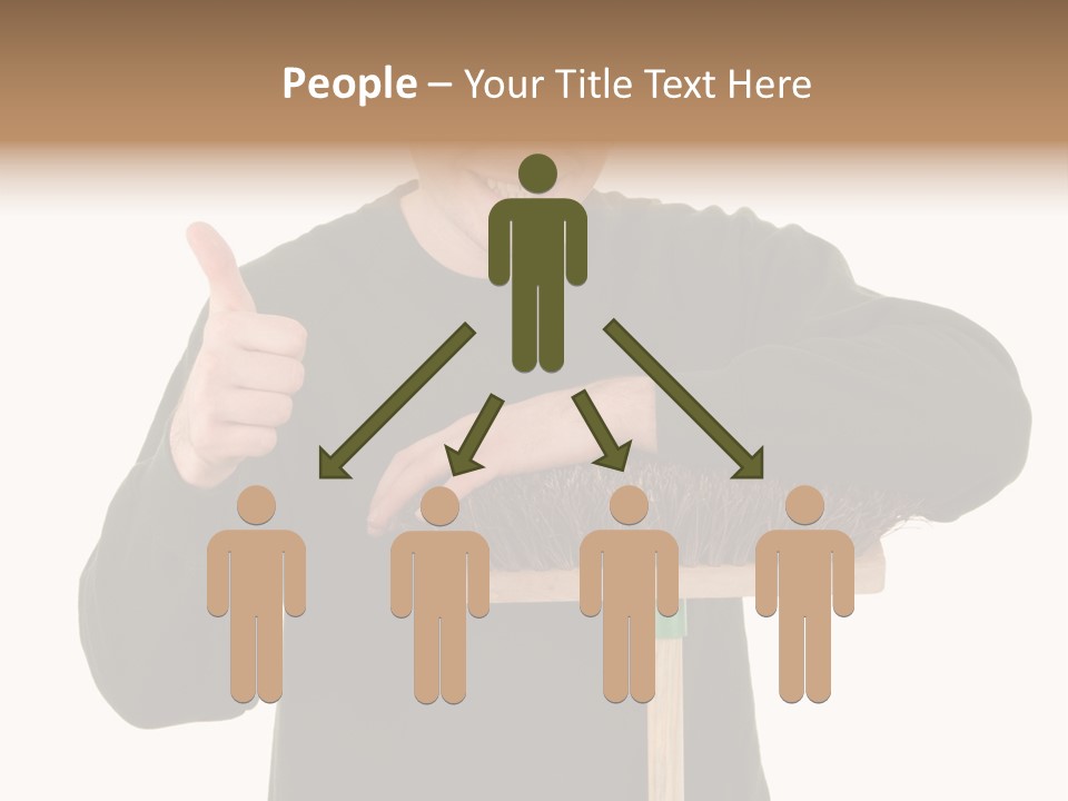 Worker Jumper  PowerPoint Template