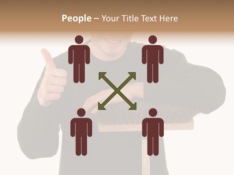 Worker Jumper  PowerPoint Template