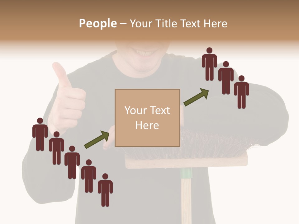 Worker Jumper  PowerPoint Template