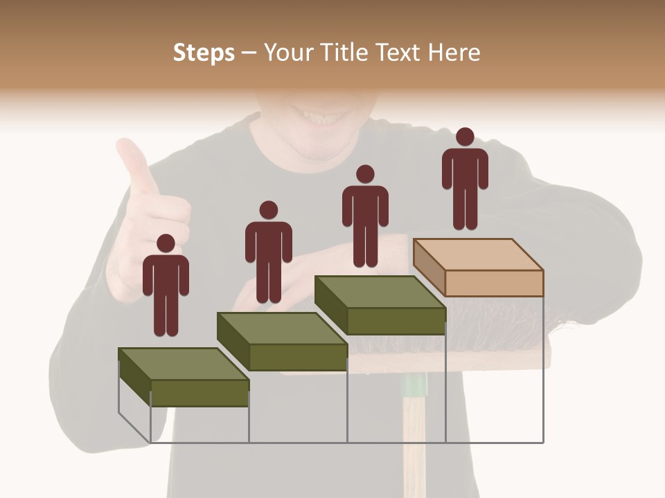 Worker Jumper  PowerPoint Template
