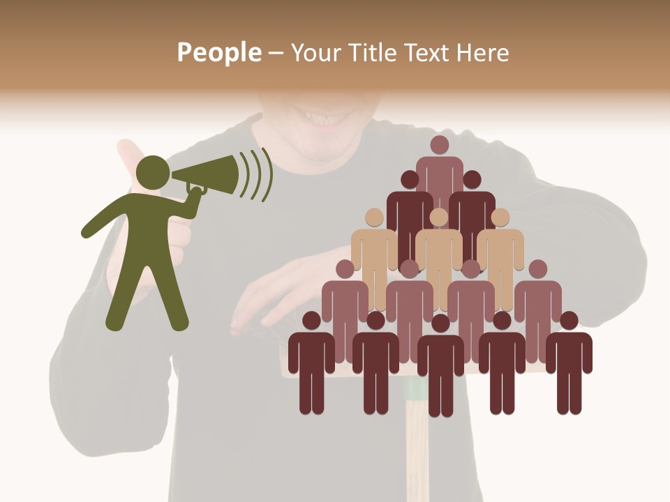 Worker Jumper  PowerPoint Template