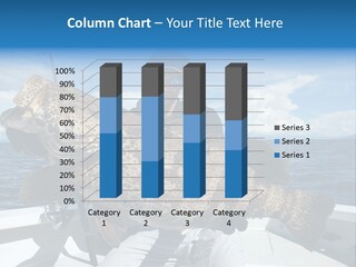 A Man On A Boat Holding A Large Fish PowerPoint Template