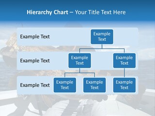 A Man On A Boat Holding A Large Fish PowerPoint Template