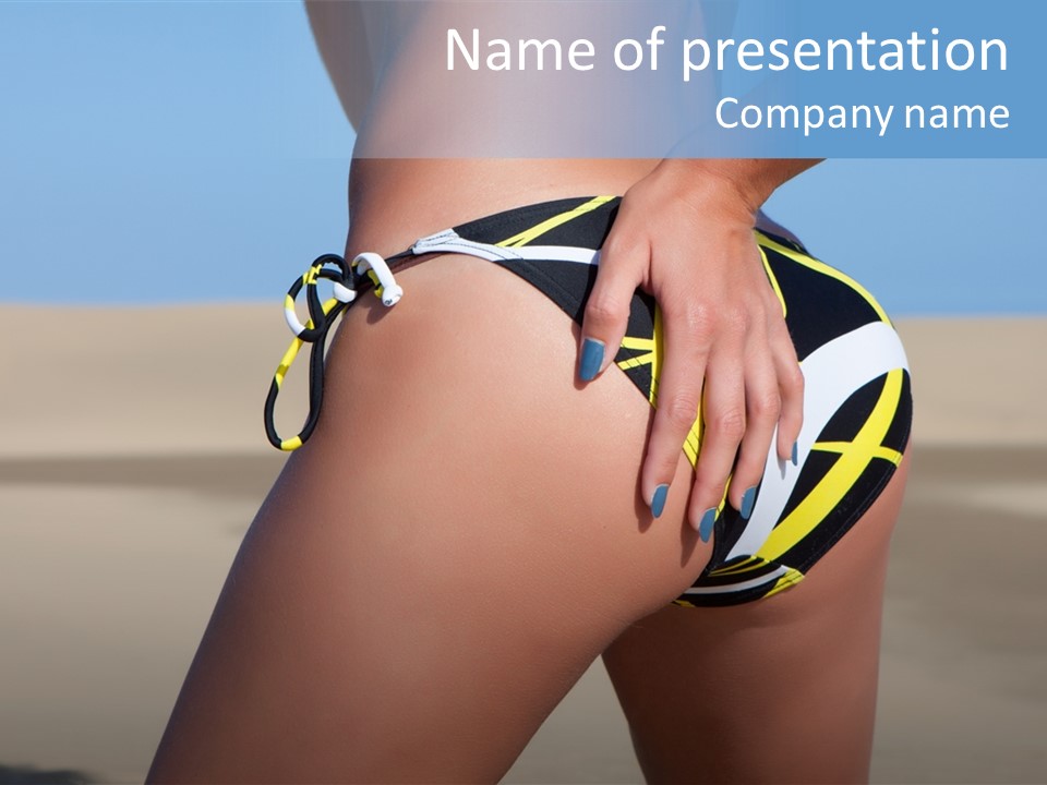 Thong Diet Fit PowerPoint Template