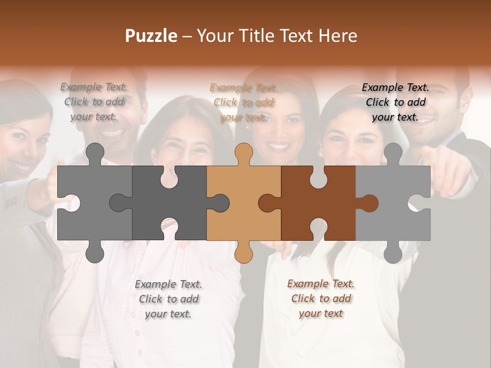 Selecting Person Union PowerPoint Template