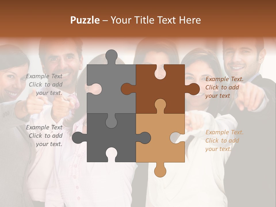 Selecting Person Union PowerPoint Template