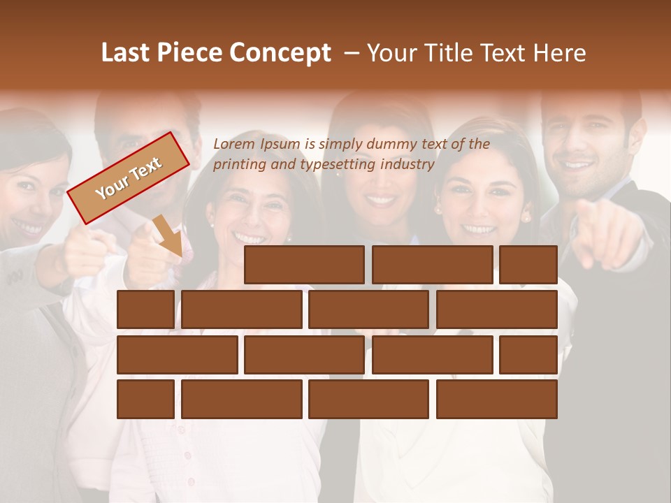 Selecting Person Union PowerPoint Template
