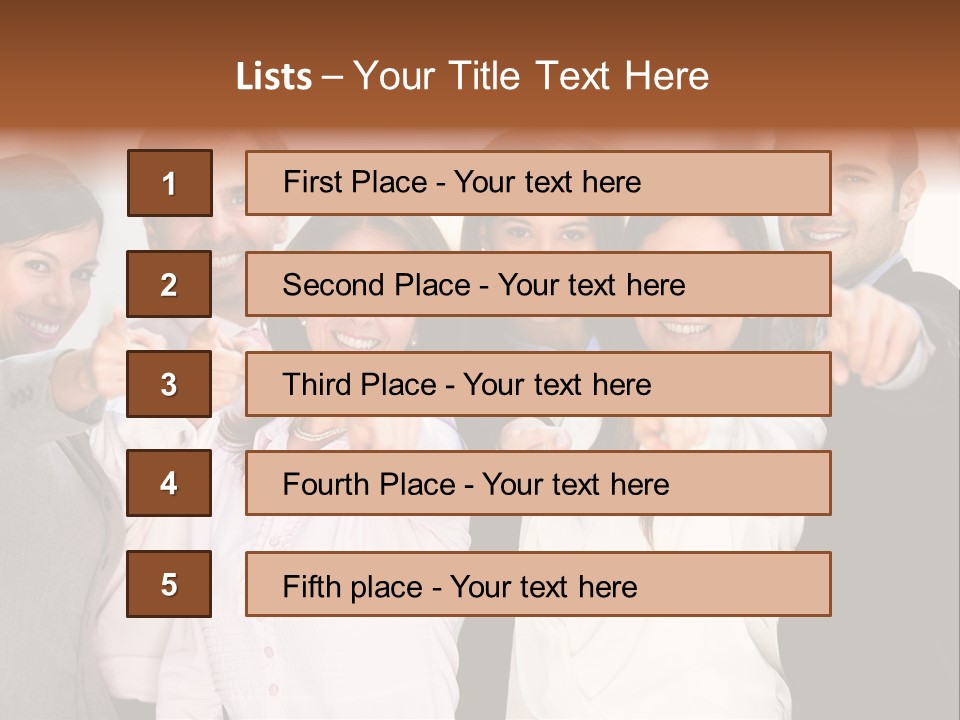 Selecting Person Union PowerPoint Template
