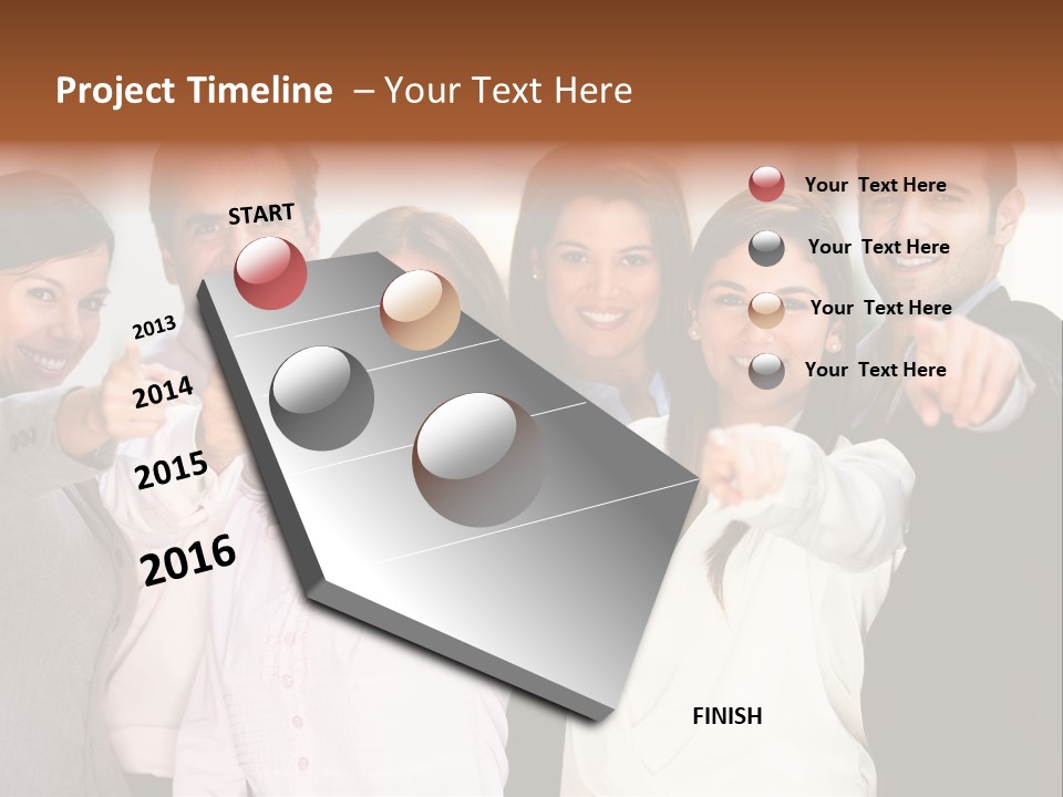 Selecting Person Union PowerPoint Template