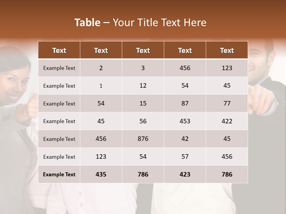 Selecting Person Union PowerPoint Template