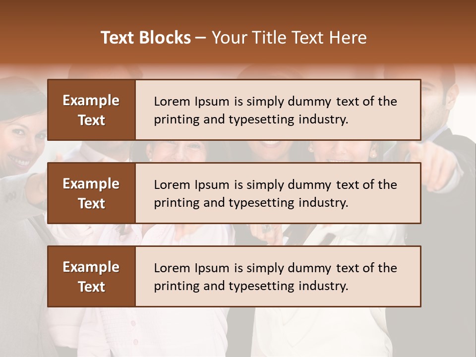 Selecting Person Union PowerPoint Template