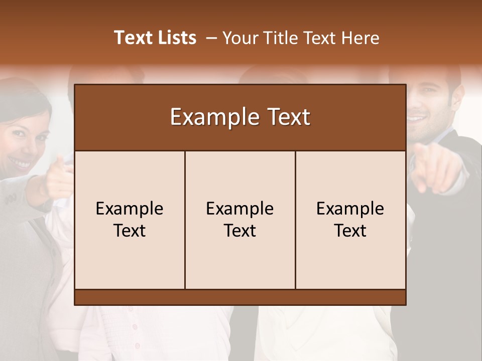 Selecting Person Union PowerPoint Template