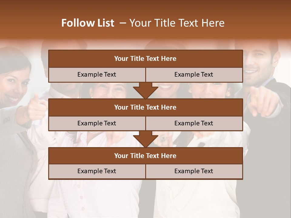 Selecting Person Union PowerPoint Template