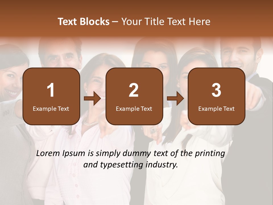 Selecting Person Union PowerPoint Template