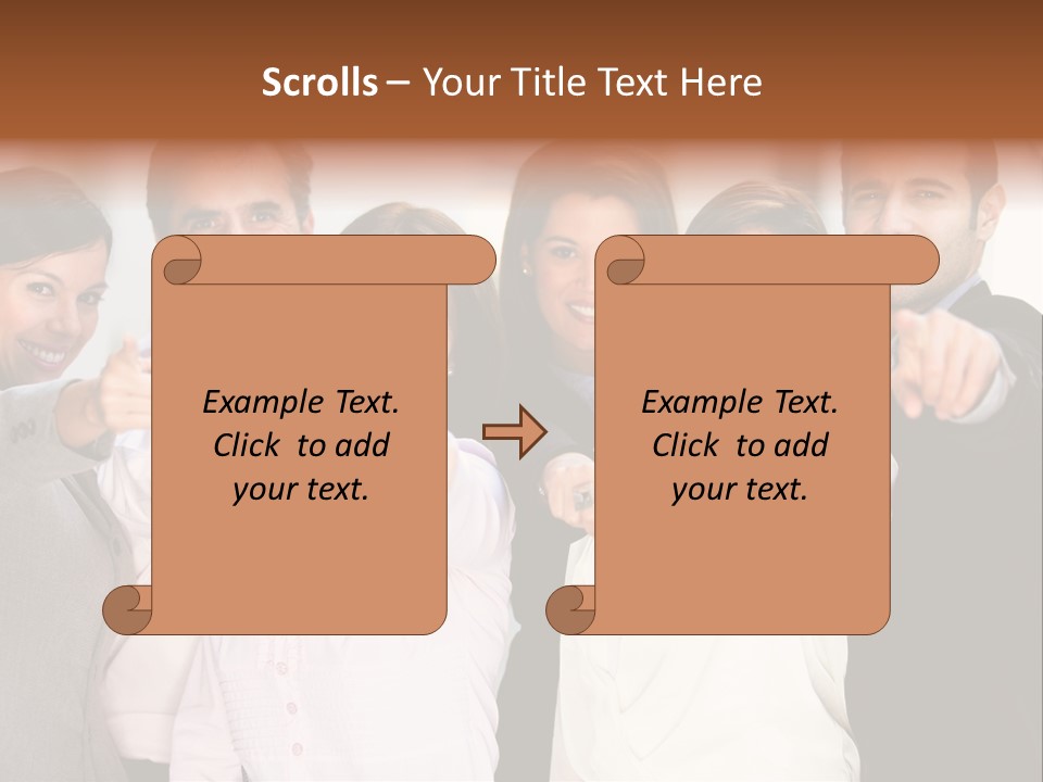 Selecting Person Union PowerPoint Template