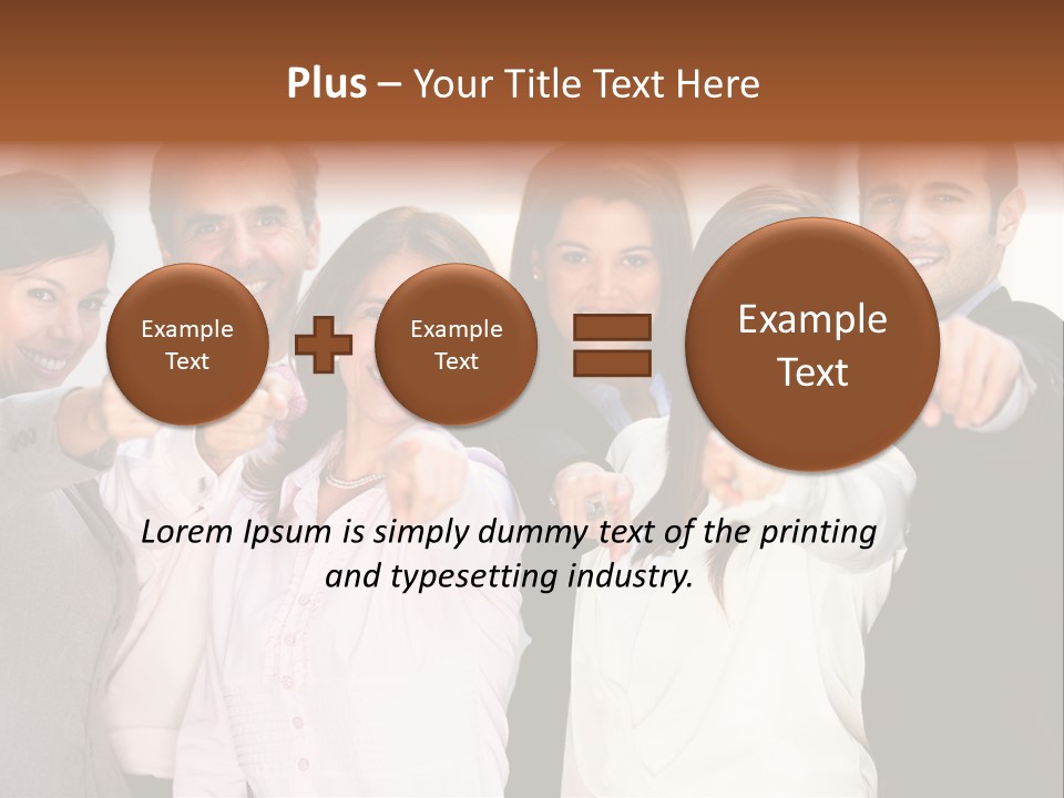 Selecting Person Union PowerPoint Template